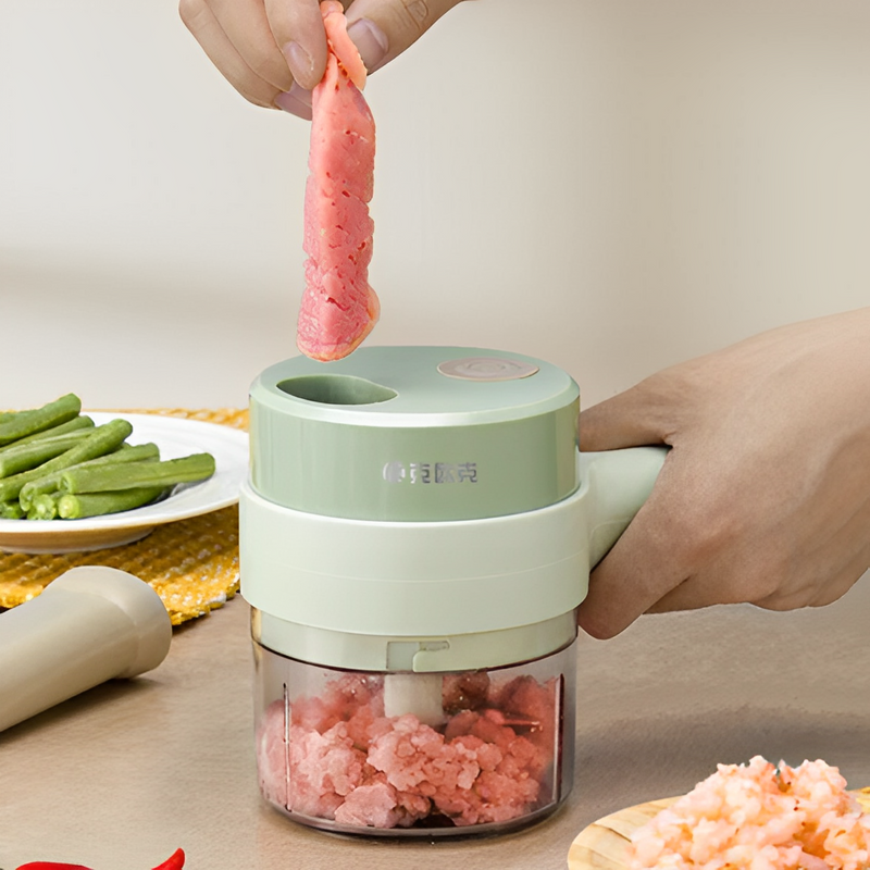 Processador de Alimentos Multifuncional 4 em 1 | Fast Crusher