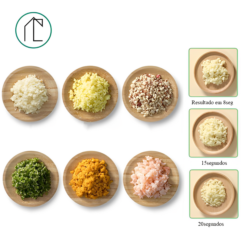 Processador de Alimentos Multifuncional 4 em 1 | Fast Crusher