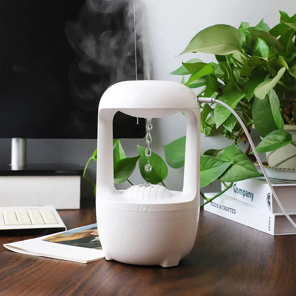 Umidificador de Ar e Difusor de Aromas - Efeito Antigravidade