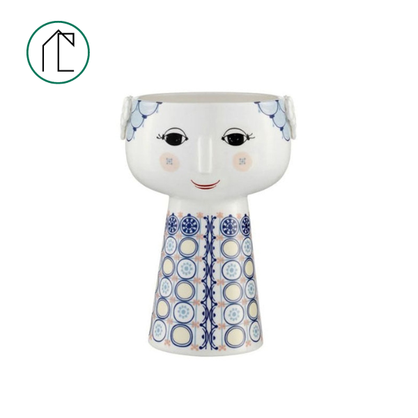 Vasos em porcelana Benedite - estilo italiano