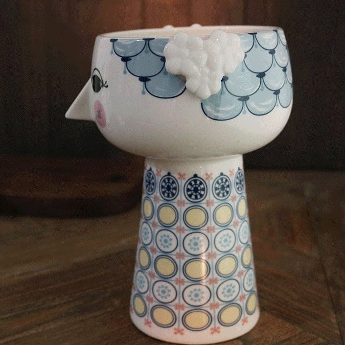 Vasos em porcelana Benedite - estilo italiano